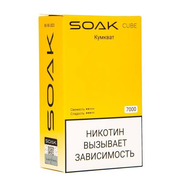 Soak Cube Кумкват 7000 Затяжек в Иркутске
