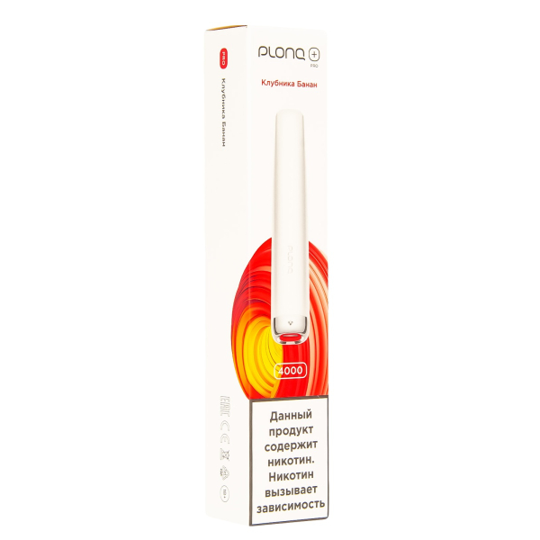 Plonq Plus Pro Клубника Банан (4000 Затяжек) 20 Мг в Иркутске