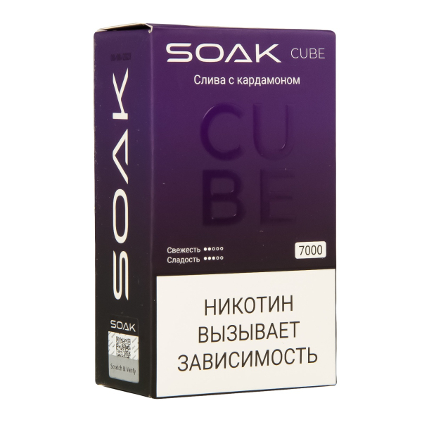 Soak Cube Слива С Кардамоном 7000 Затяжек в Иркутске