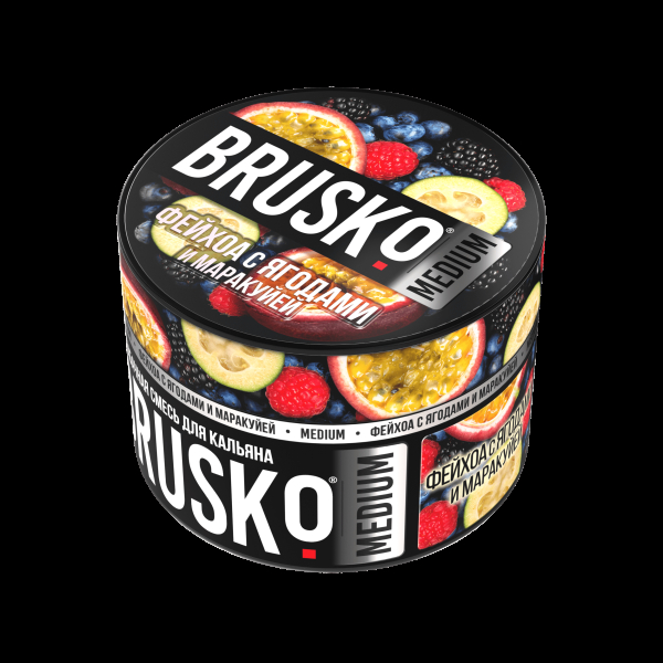 Смесь Brusko Medium Фейхоа С Ягодами И Маракуйей  50 гр в Иркутске