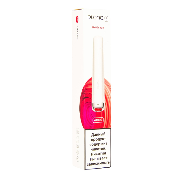 Plonq Plus Pro Баббл Гам (4000 Затяжек) 20 Мг в Иркутске
