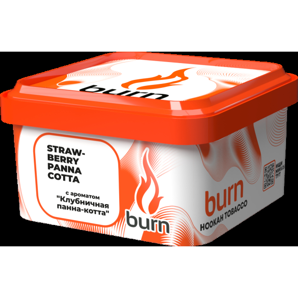 Табак Burn Strawberry Panna-Cotta  200 грамм в Иркутске