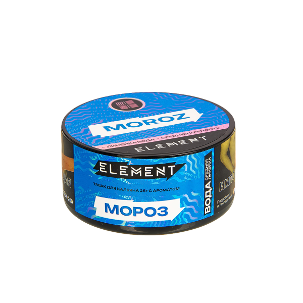 Табак Element Вода Moroz New  25 грамм в Иркутске