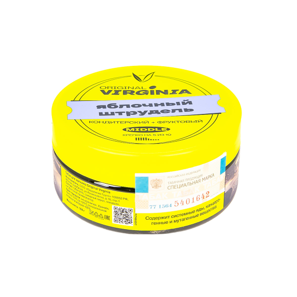 Табак Original Virginia Middle Яблочный Штрудель  100 грамм в Иркутске