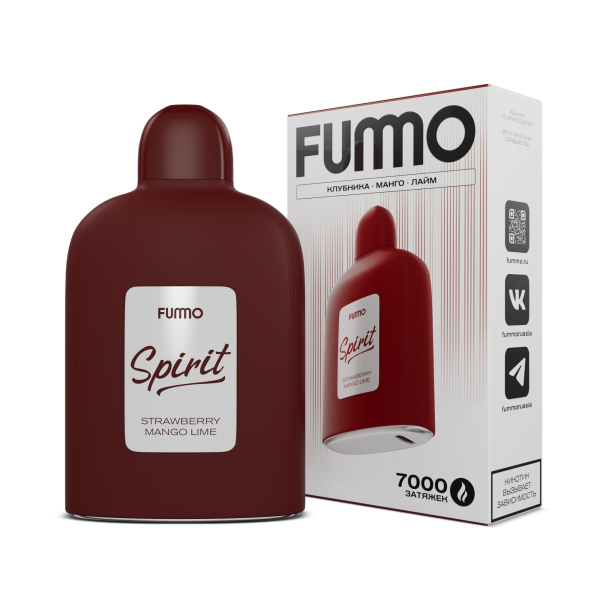Электронка Fummo Spirit Клубника Манго Лайм  в Иркутске