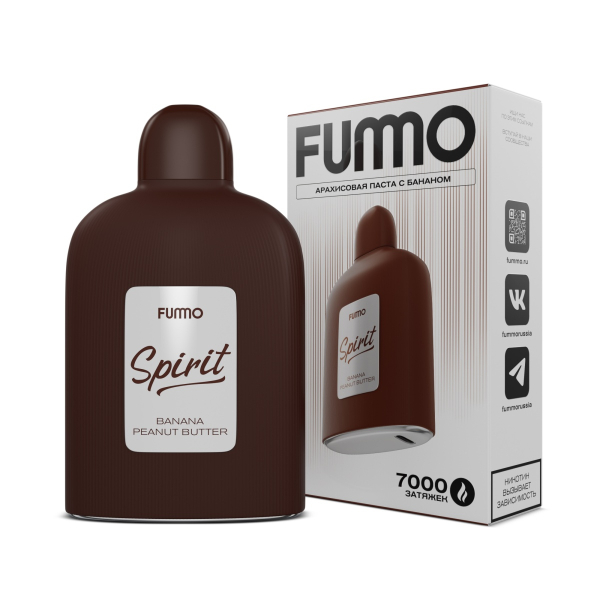 Электронка Fummo Spirit Арахисовая Паста С Бананом  в Иркутске