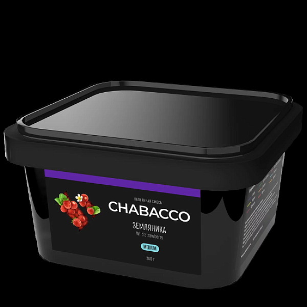 Смесь Chabacco Wild Strawberry    Medium 200 гр в Иркутске