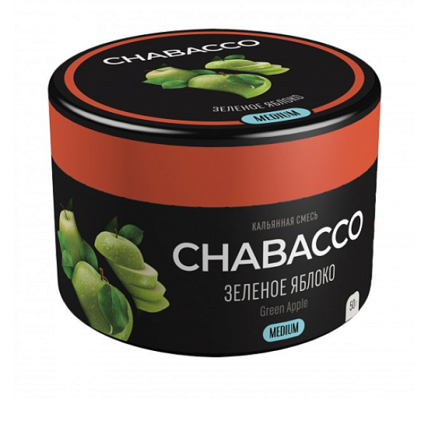 Смесь Chabacco Green Apple    Medium 50 гр в Иркутске