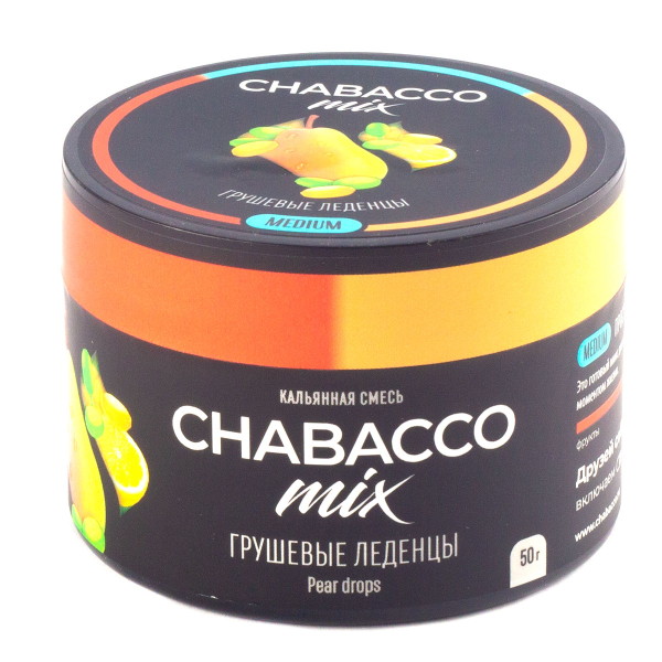 Смесь Chabacco Mix Pear Drops   Medium 50 гр в Иркутске