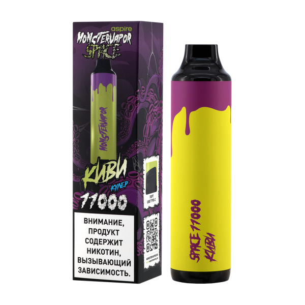 Электронка Monstervapor Space Киви (11000 Затяжек) в Иркутске