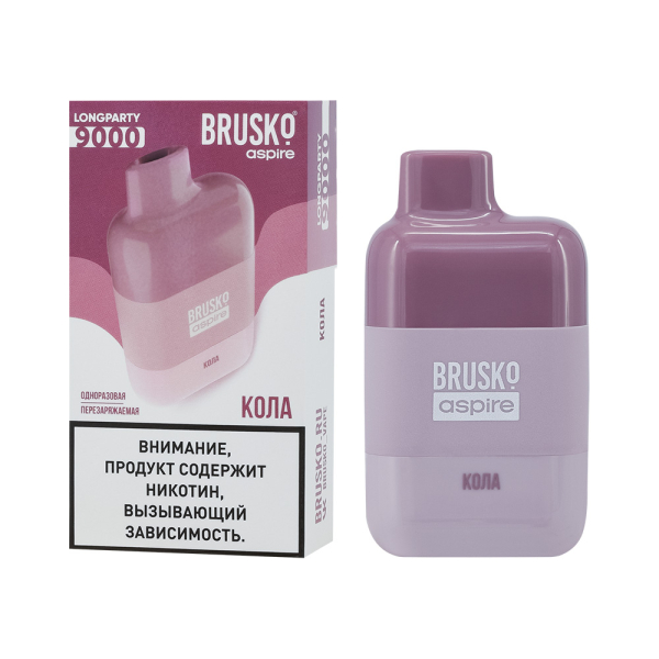 Электронка Brusko Longparty Кола (9000 Затяжек) в Иркутске