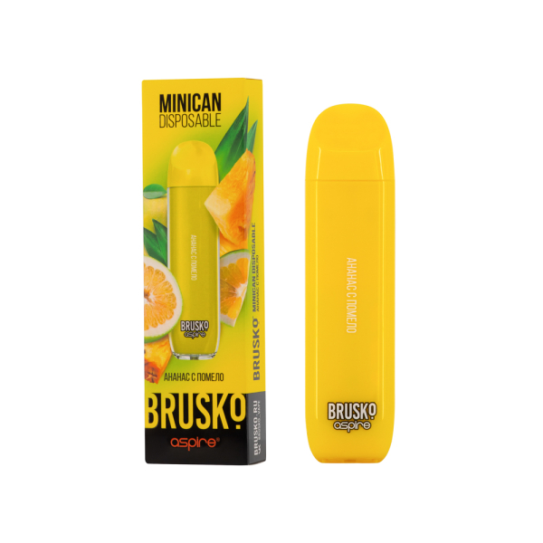 Электронка Brusko Minican Ананас С Помело (1500 Затяжек) в Иркутске