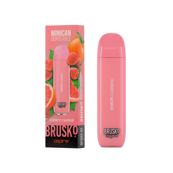 Электронка Brusko Minican Грейпфрут С Малиной (1500 Затяжек) в Иркутске
