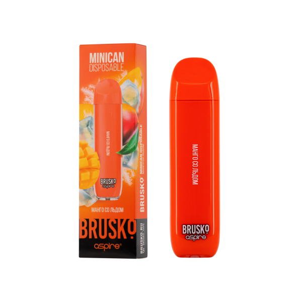 Электронка Brusko Minican Манго Со Льдом (1500 Затяжек) в Иркутске