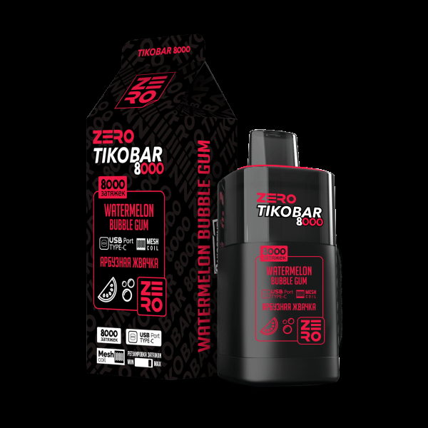 Электронка Tikobar Zero Арбузная Жвачка 8000 Затяжек в Иркутске