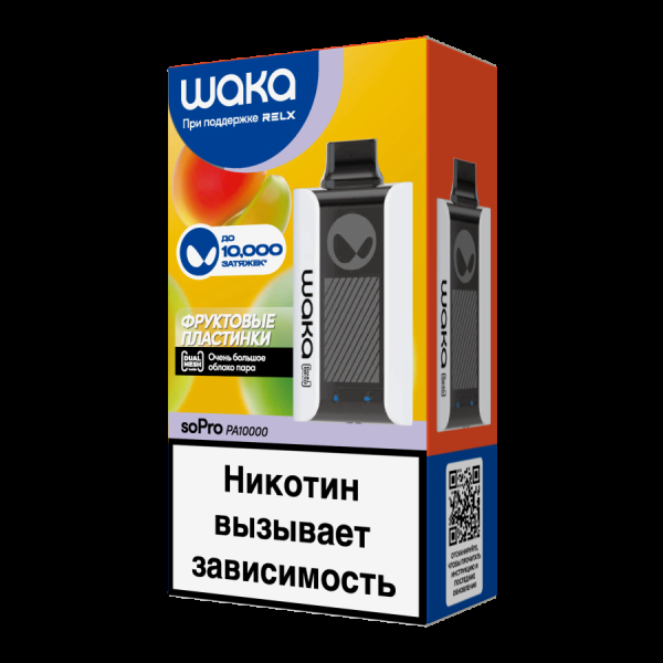 Электронка Waka Фруктовые Пластинки(10000 Затяжек) в Иркутске