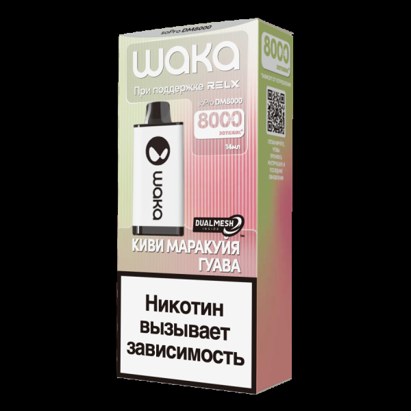 Электронка Waka Киви Маракуйя Гуава (8000 Затяжек) в Иркутске