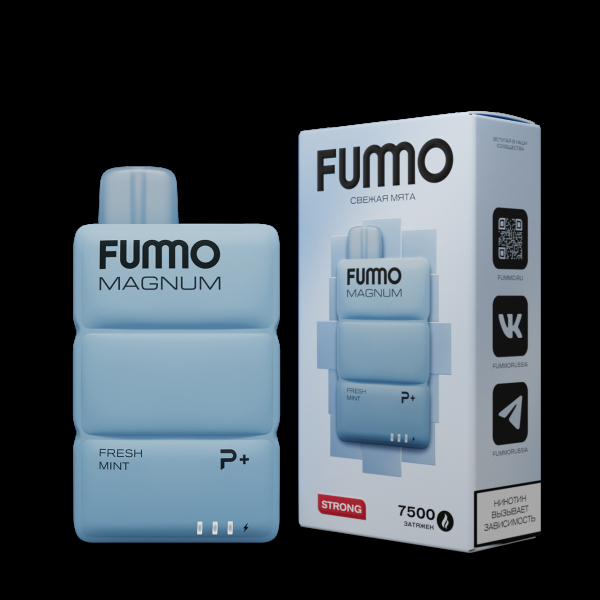 Электронка Fummo Magnum Свежая Мята (7500 Затяжек) в Иркутске