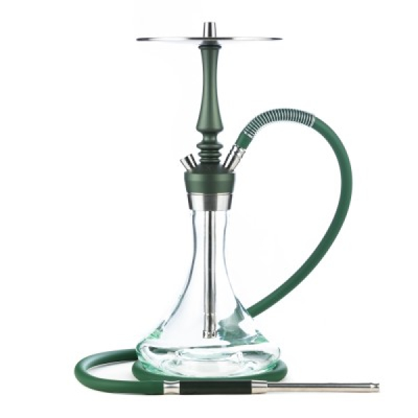 Кальян Hoob Mars Pro Mini British Racing Green Stainless Steel в Иркутске