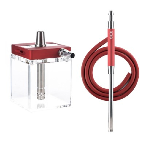 Кальян Hoob Subatom Wine Red Stainless Steel в Иркутске
