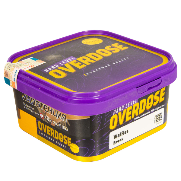 Табак Overdose Waffles  200 грамм в Иркутске