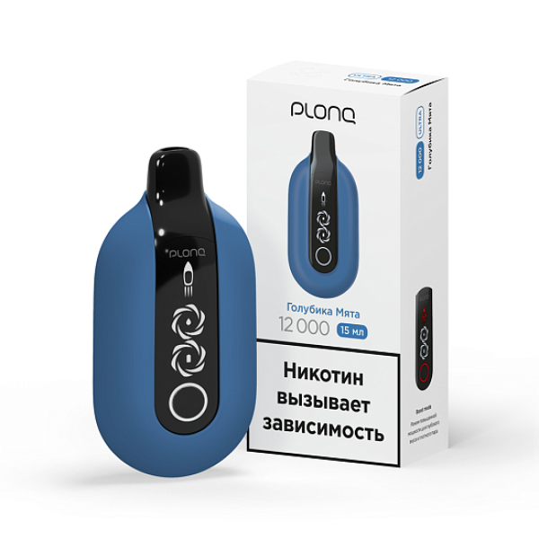 Электронка Plonq Ultra 12000 Голубика Мята в Иркутске