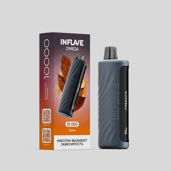 Электронка Inflave Omega Табак (10000 Затяжек) в Иркутске