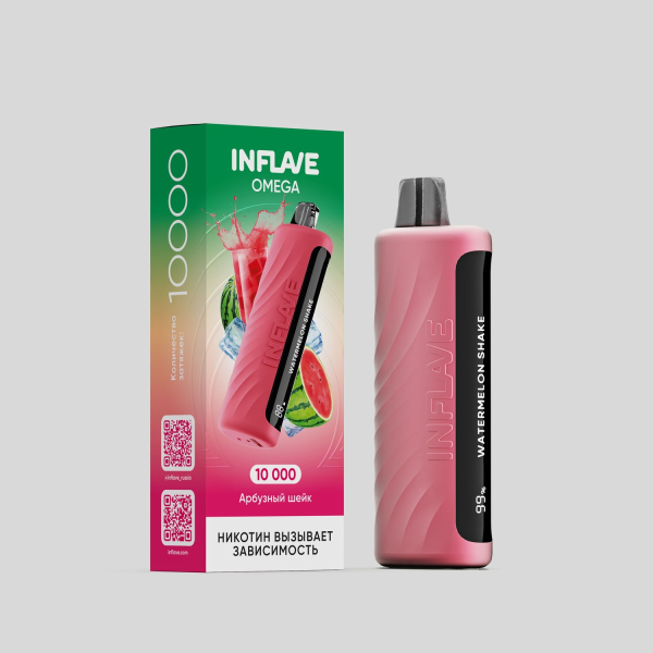 Электронка Inflave Omega Арбузный Шейк (10000 Затяжек) в Иркутске