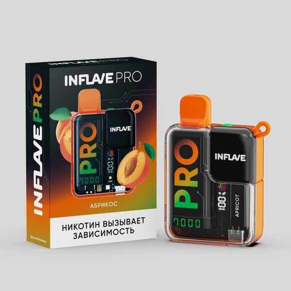 Электронка Inflave Pro Абрикос (7000 Затяжек) в Иркутске