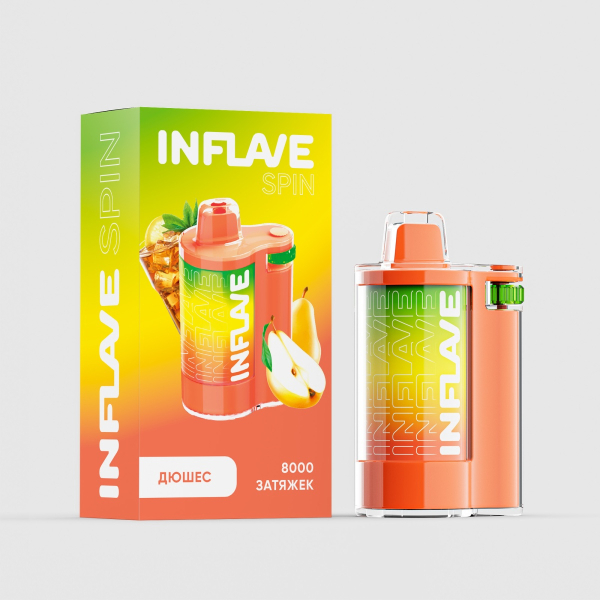 Электронка Inflave Spin Дюшес (8000 Затяжек) в Иркутске