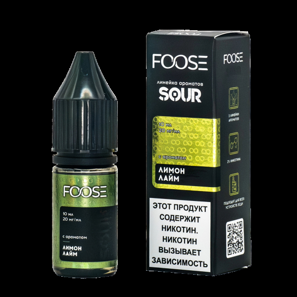 Жидкость Foose Sour Лимон Лайм 10 Мл в Иркутске