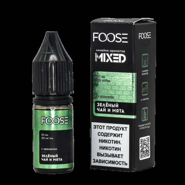 Жидкость Foose Mixed Зеленый Чай И Мята 10 Мл в Иркутске