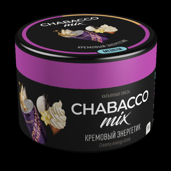 Смесь Chabacco Mix Medium Creamy Energy Drink  50 гр в Иркутске