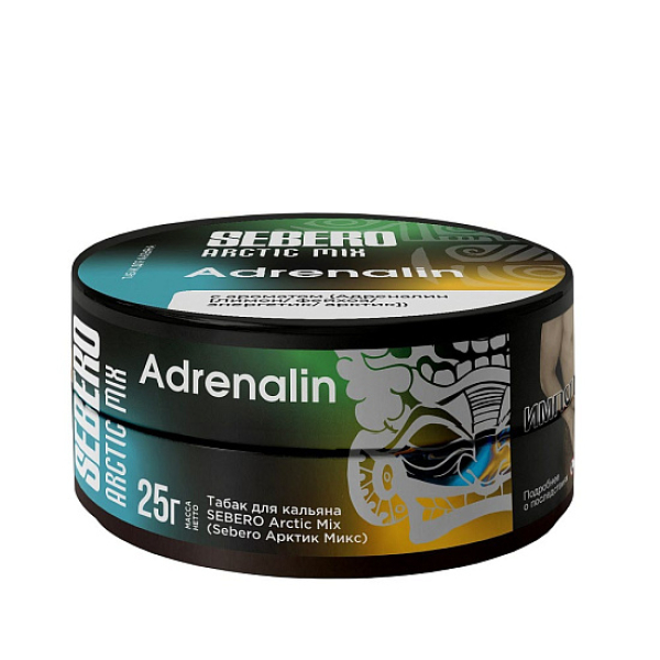 Табак Sebero Arctic Mix Adrenalin  25 грамм в Иркутске