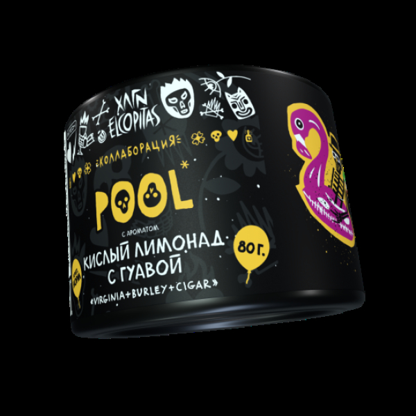 Табак  Хулиган Pool (Кислый Лимонад С Гуавой)  80 грамм в Иркутске