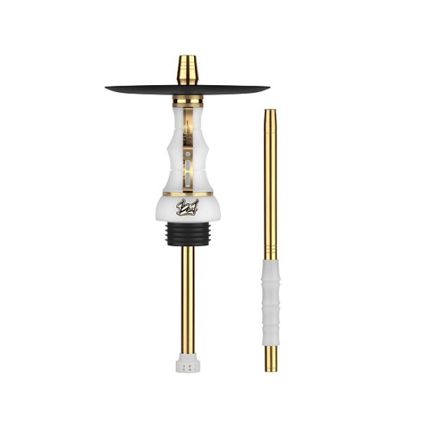 Кальян Alpha Hookah Beat White Gold Прозрачная Колба  в Иркутске