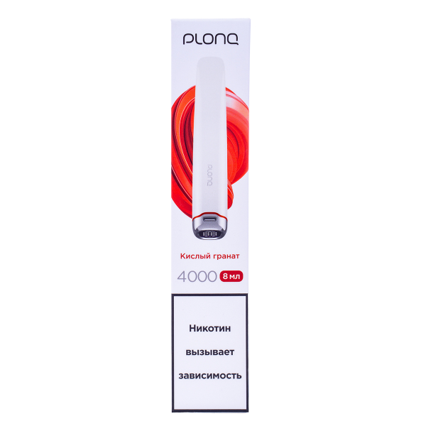 Электронка Plonq Plus Pro Кислый Гранат (4000 Затяжек) 20 Мг в Иркутске