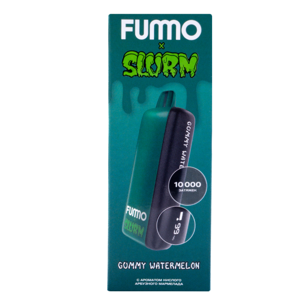 Электронка Fummo Indic Slurm Кислый Арбузный Мармелад (10 000 Затяжек) в Иркутске