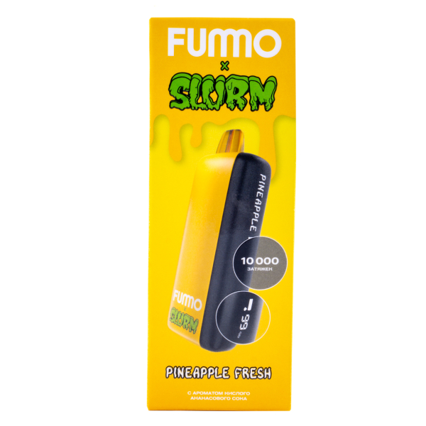 Электронка Fummo Indic Slurm Кислый Ананасовый Сок (10 000 Затяжек) в Иркутске