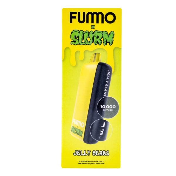 Электронка Fummo Indic Slurm Кислые Мармеладные Мишки (10 000 Затяжек) в Иркутске