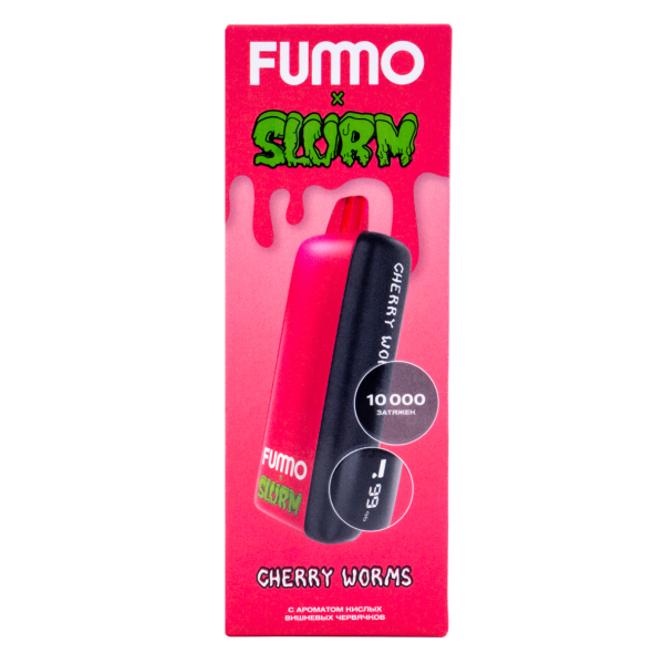 Электронка Fummo Indic Slurm Кислые Вишневые Червячки (10 000 Затяжек) в Иркутске