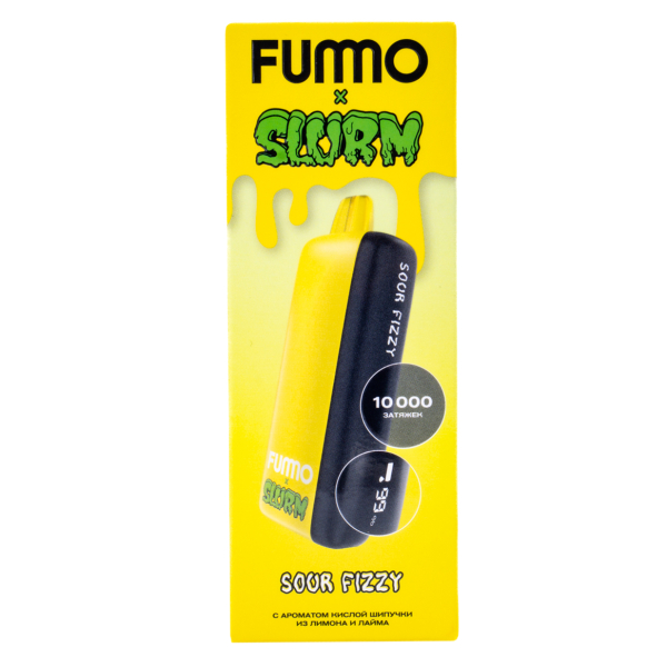 Электронка Fummo Indic Slurm Кислая Шипучка Из Лимона И Лайма (10 000 Затяжек) в Иркутске