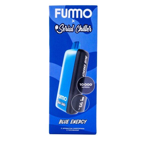 Электронка Fummo Indic Serial Chiller Энергетик С Голубикой (10 000 Затяжек) в Иркутске