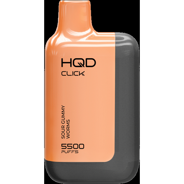 POD-система Hqd Click Устройство + Картридж Кислые Мармеладные Червячки (5500 Затяжек) в Иркутске