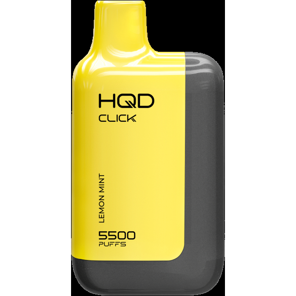 POD-система Hqd Click Устройство + Картридж Лимон Мята (5500 Затяжек) в Иркутске
