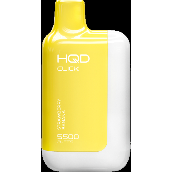 POD-система Hqd Click Устройство + Картридж Клубника Банан (5500 Затяжек) в Иркутске