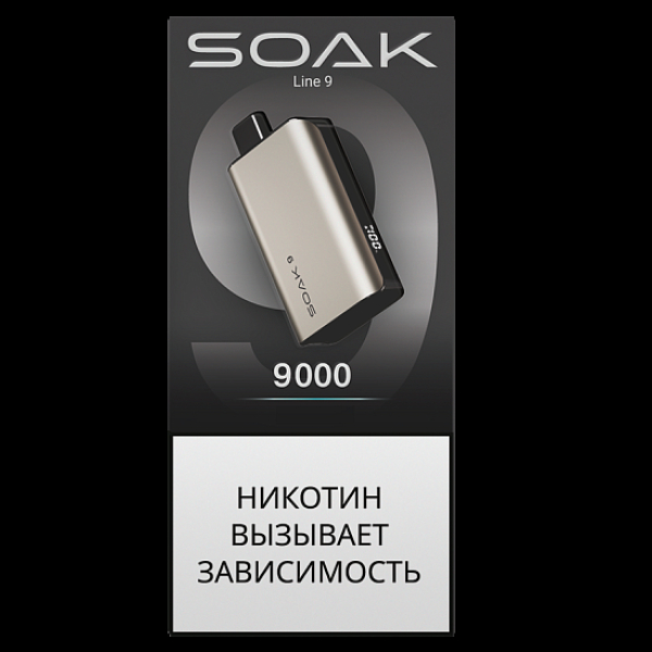 Электронка Soak 9 Titanium 9000 Арбуз Мята в Иркутске