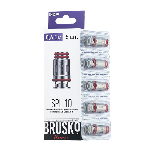 Испаритель Brusko Feelin Spl-10, 0.6 Ом, Упак. 5 Шт в Иркутске