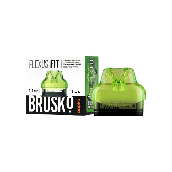 Сменный Картридж Brusko Flexus Fit (Зеленый) 3,5 Мл, Упак. 1 Шт в Иркутске