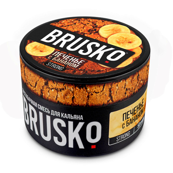 Смесь Brusko Печенье С Бананом (Strong)  50 гр в Иркутске
